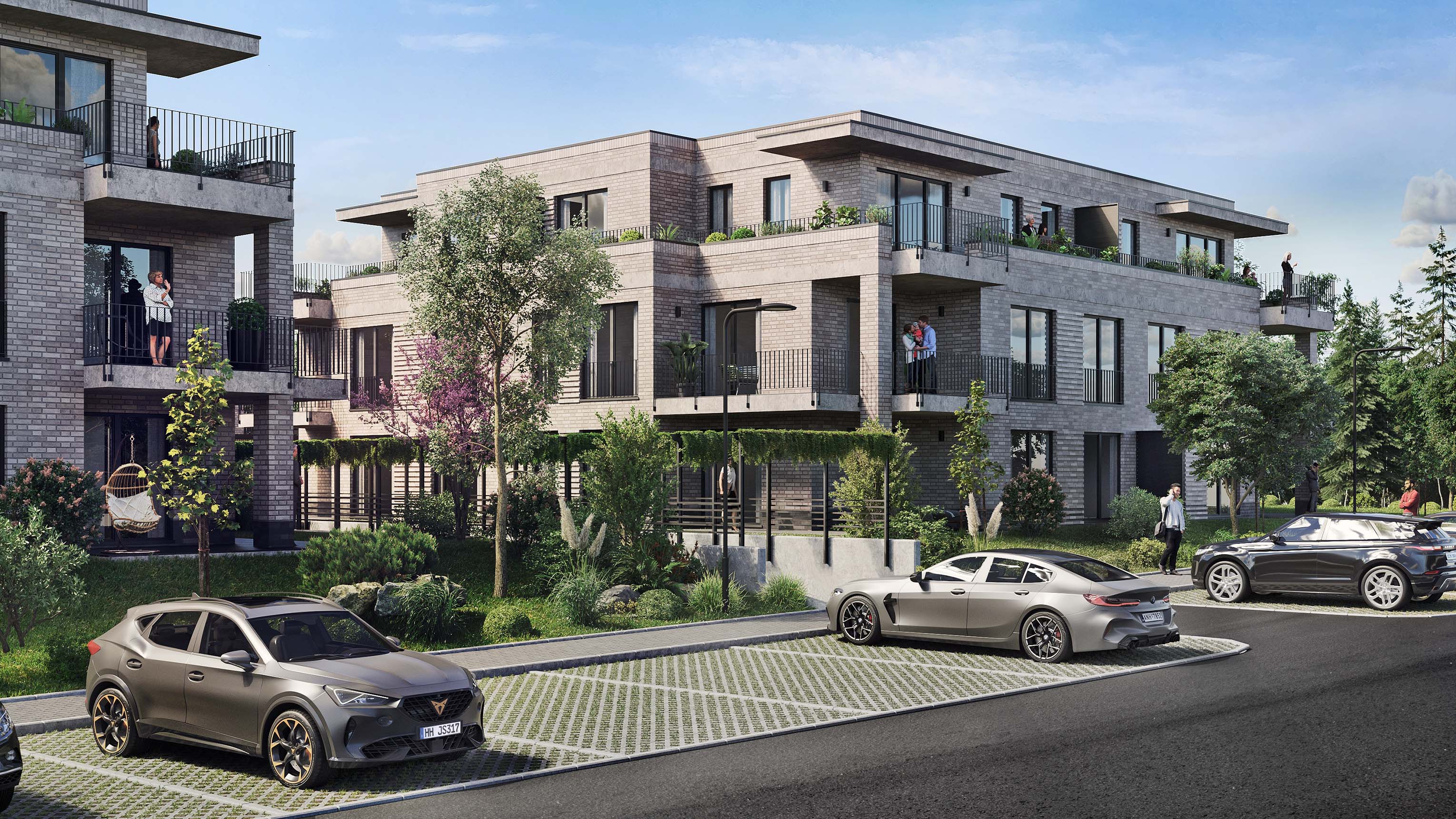 Mayer & Dau Immobilien - Wunderpark Vechta - Ansicht: Am Schützenplatz Haus 5 und 6
