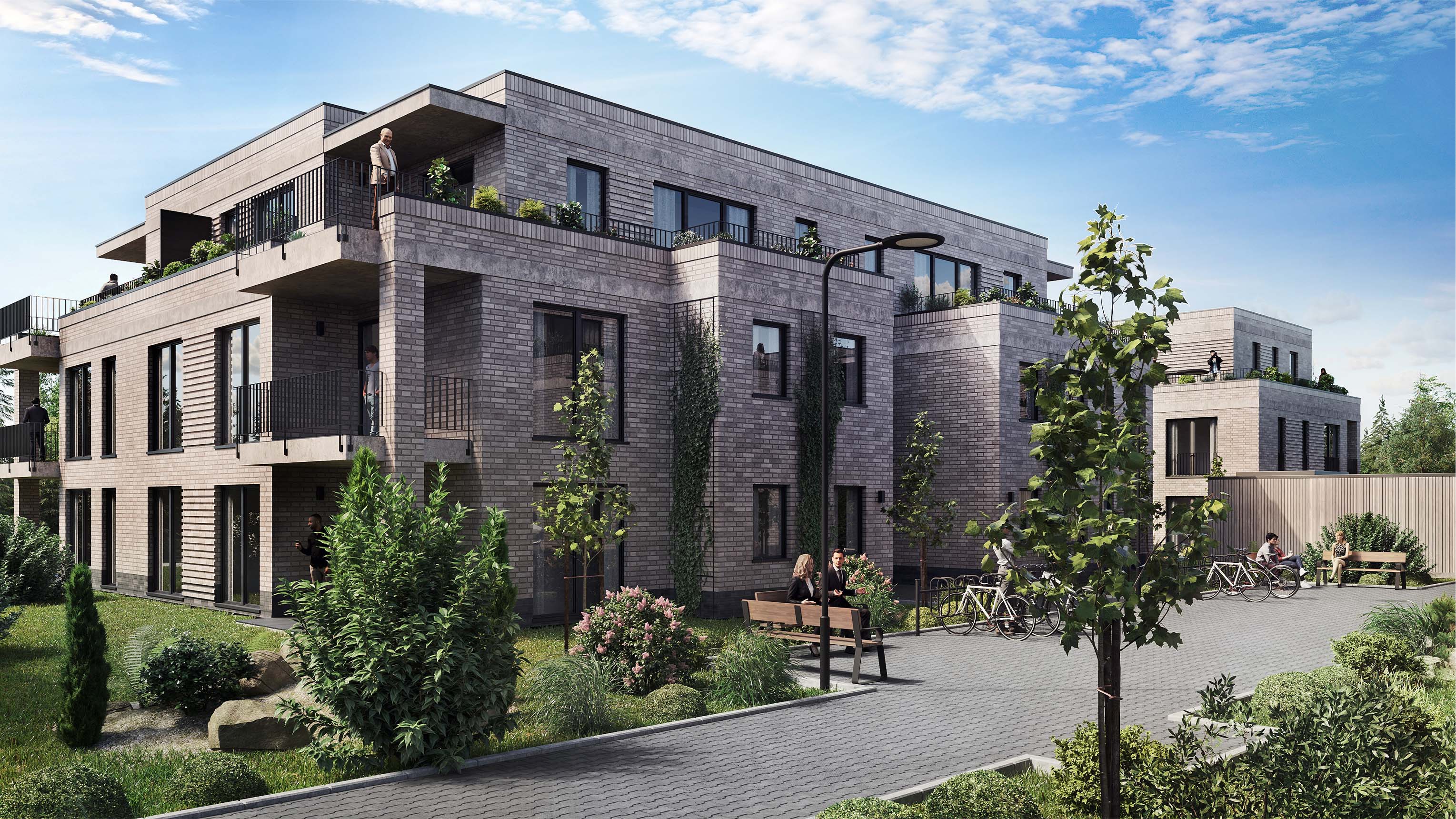 Mayer & Dau Immobilien - Wunderpark Vechta - Ansicht: Haus 3 und 4